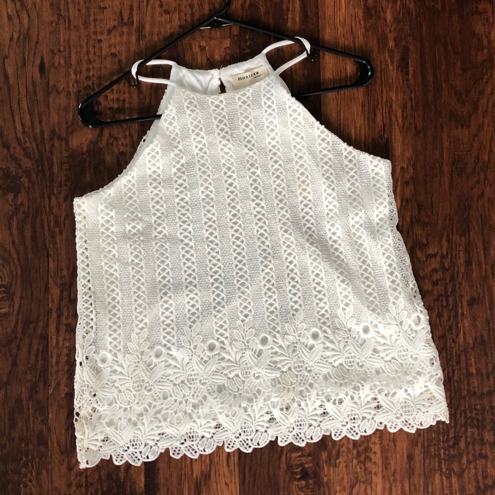 White summer tank